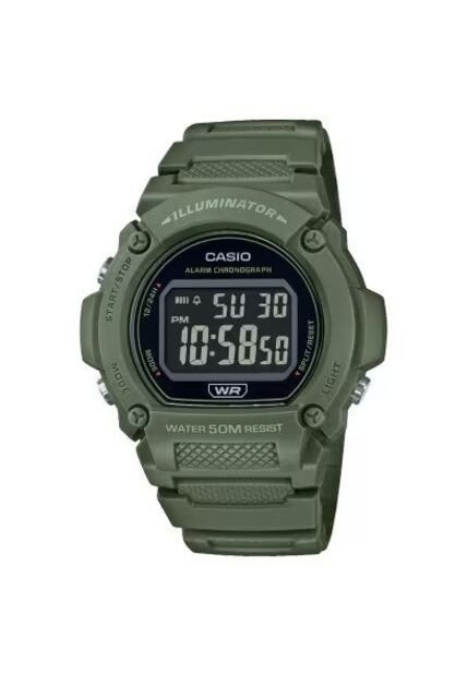 Reloj Casío Modelo W219hc-3bvdf Verde Hombre