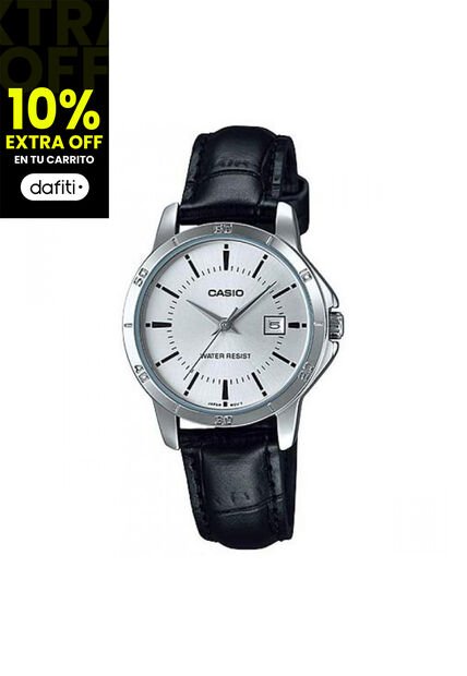 Reloj Para Mujer Casio Casio Ltp-V004L-7Audf Negro