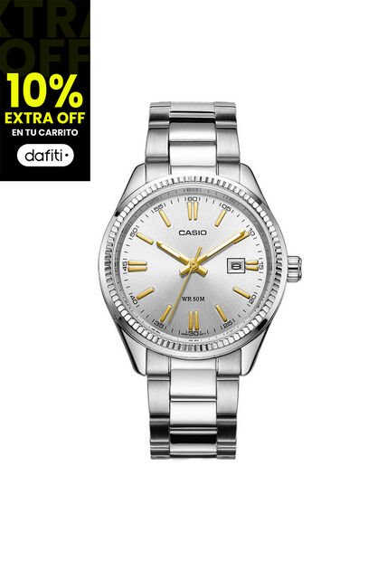 Reloj Para Mujer Casio Ltp1302D7A2V Plateado