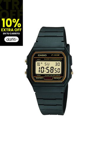 Reloj Casio F-91WG-9QDF Para Unisex Casio