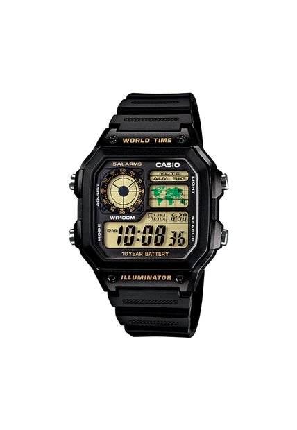 Reloj Para Hombre Casio Ae_1200Wh_1Bv Negro