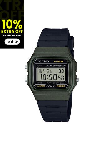 Reloj Casio Unisex F-91WM-3ADF Casio
