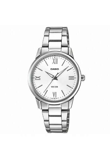 Reloj Casio Modelo LTP-1303DD-7AVDF Plateado Mujer