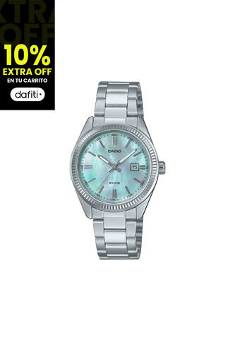 Reloj Casio Modelo LTP-1302DS-2AVDF Plateado Mujer Casio