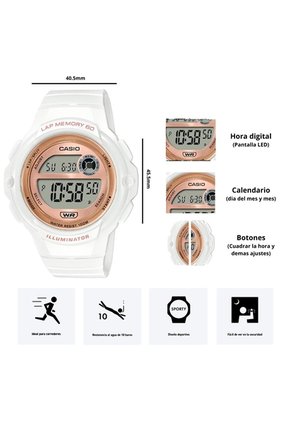 Reloj Casio Modelo LWS-1200H-7A2 Diseño Deportivo