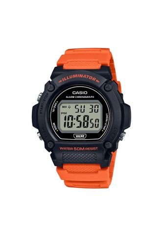 Reloj Para Hombre Casio Iluminator W-219H-4Avdf Naranja Casio