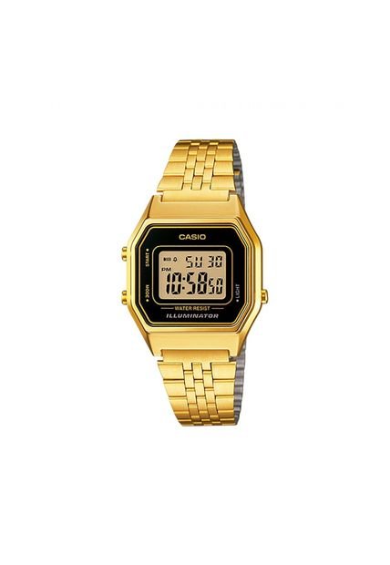 Reloj Para Unisex Casio La-680Wga-1 Dorado