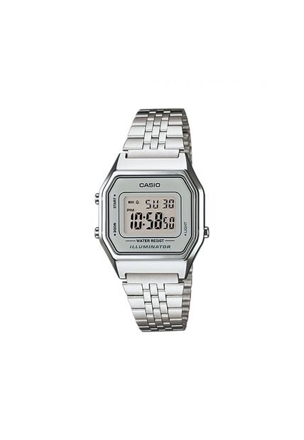 Reloj Para Unisex Casio La-680Wa-7 Plateado