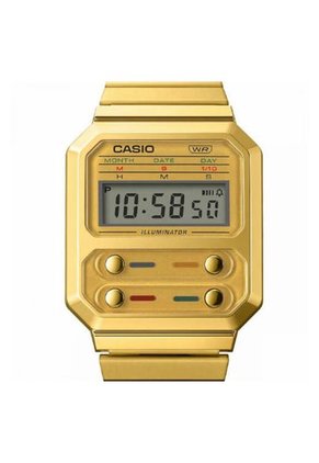 Reloj Para Hombre Casio A100Weg9Adf Dorado