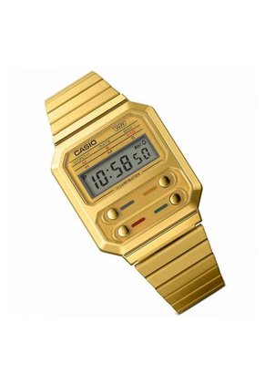 Reloj Para Hombre Casio A100Weg9Adf Dorado