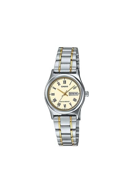 Reloj Para Mujer Casio Ltp_V006Sg_9B Plateado