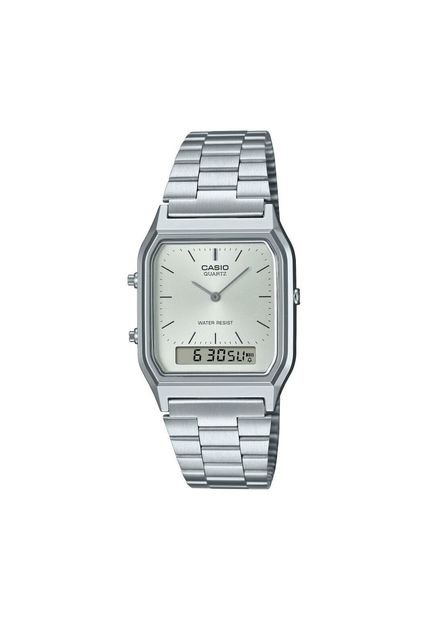 Reloj Casio Modelo AQ-230A-7AMQYDF Plateado Hombre