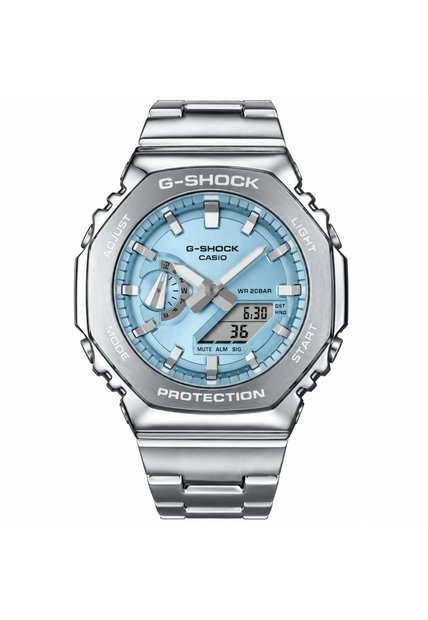 Reloj Casio Modelo GM-2110D-2ADR Plateado Hombre