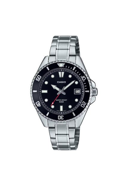 Reloj Casio Modelo MDV-10D-1A1VDF Plateado Hombre