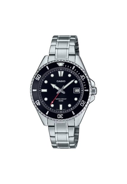 Reloj Casio Modelo MDV-10D-1A1VDF Plateado Hombre