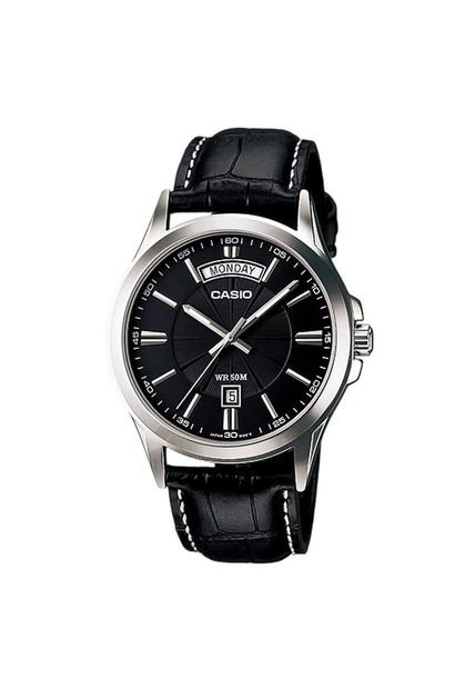 Reloj Casio MTP-1381L-1AV Analogo 100% Original-negro