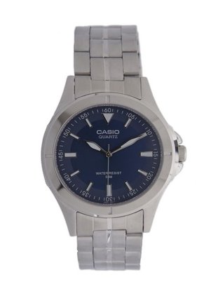 Reloj Casio Plateado-Azul