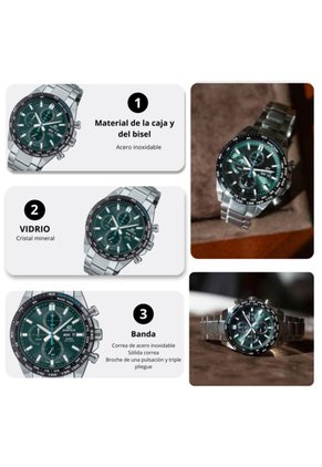 Reloj Casio Edifice EFR-574DB-3A Diseño Deportivo