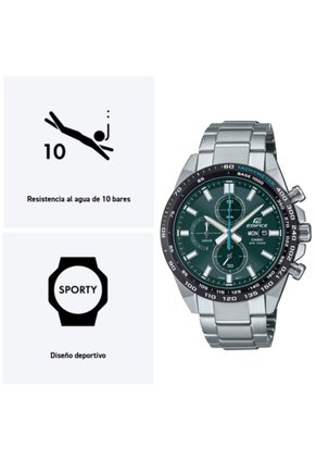 Reloj Casio Edifice EFR-574DB-3A Diseño Deportivo