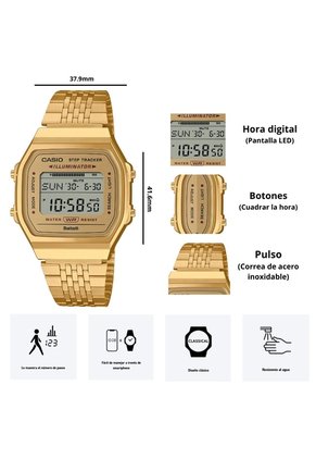 Reloj Casio Bluetooth ABL-100WEG-9A Diseño Clasico