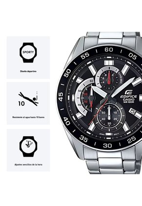 Reloj Edifice Casio Referencia EFV-550D-1A Diseño Deportivo