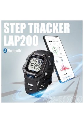 Reloj Casio WS-B1000-1A Con Bluetooth Diseño Deportivo