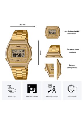 Reloj Casio B640WGG-9D Diseño Vintage