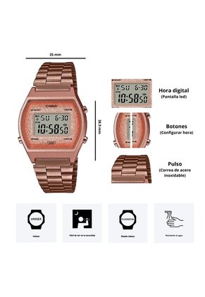 Reloj Casio B640WCG-5DF Diseño Casual