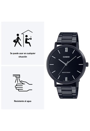 Reloj Casio Referencia MTP-VT01B-1B Diseño Elegante
