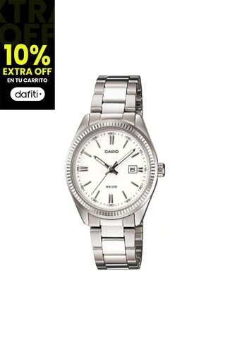 Reloj Para Mujer Casio Ltp_1302D_7A1V Plateado Casio
