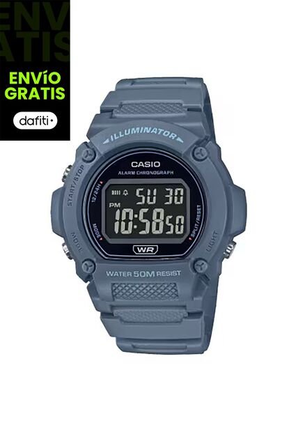Reloj Casío Modelo W219hc-2bvdf Gris Hombre