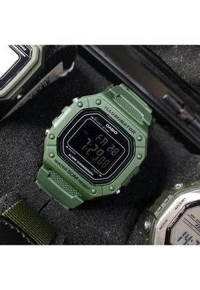 Reloj Casio Modelo W-218H-3BVDF Verde Hombre
