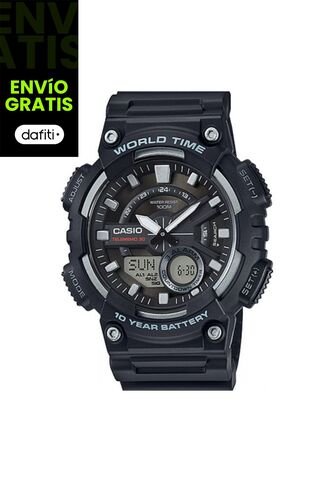 Reloj Para Hombre Casio Aeq110W_1Av Negro Casio