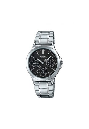 Reloj Para Mujer Casio Fashion Ltp Ltp-V300D-1A Plateado