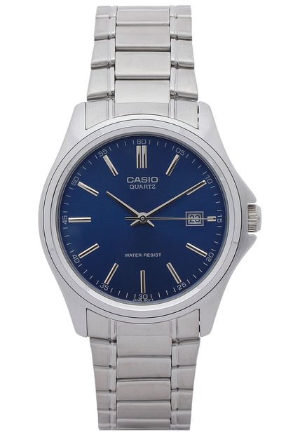 Reloj Plateado-Azul CASIO