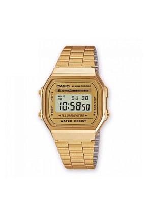 Reloj Para Unisex Casio A_168Wg A_168Wg_9W Dorado
