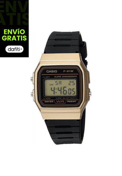 Reloj Para Unisex Casio F_91Wm_9A Negro