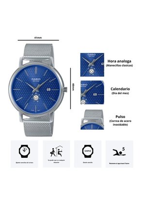 Reloj Casio Modelo MTP-B125M-2A Diseño Elegante