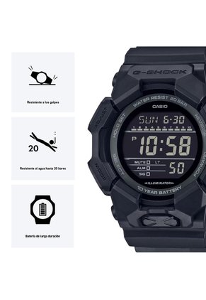 Reloj Casio G-SHOCK GD-010-1A1 Diseño Deportivo