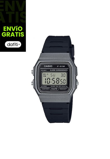 Reloj Para Hombre Casio F-91Wm-1B Negro