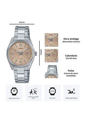 Reloj Casio Modelo LTP-1302DD-4A2 Diseño Elegante