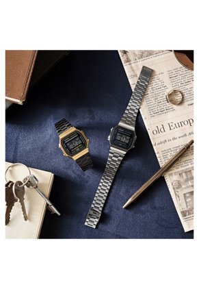 Reloj Casio Modelo A168WEGB-1B Diseño Vintage