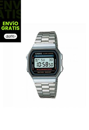 Reloj Para Unisex Casio A_168Wa A_168Wa_1W Plateado
