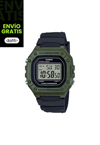 Reloj Para Hombre Casio W_218H_3Av Negro Casio