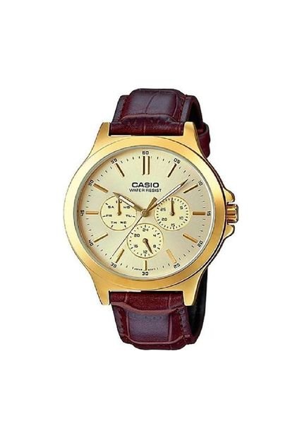 Reloj Casio MTP-V300GL-9A Analogo 100% Original-dorado
