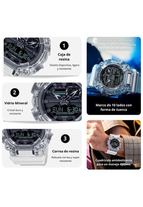 Reloj Casio G-SHOCK GA-900SKL-7A Diseño Deportivo