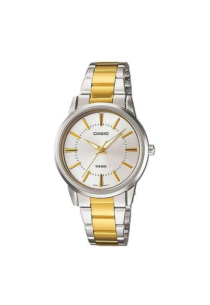 Reloj Casio MTP-1303SG-7A Analogo 100% Original-plateado