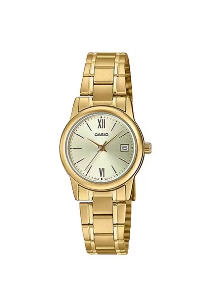 Reloj Casio Dama Modelo LTP-V002G-9B3 Diseño Elegante