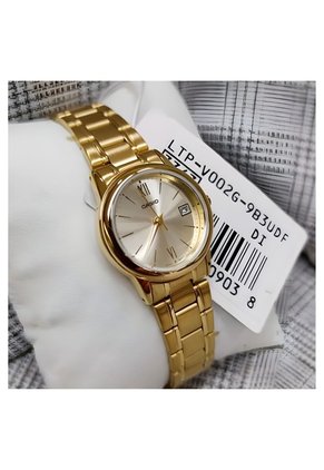 Reloj Casio Dama Modelo LTP-V002G-9B3 Diseño Elegante
