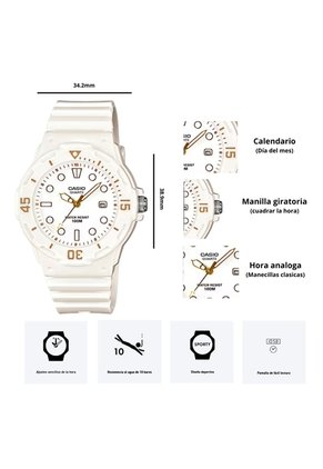 Reloj Casio LRW-200H-7E2 Diseño Juvenil
